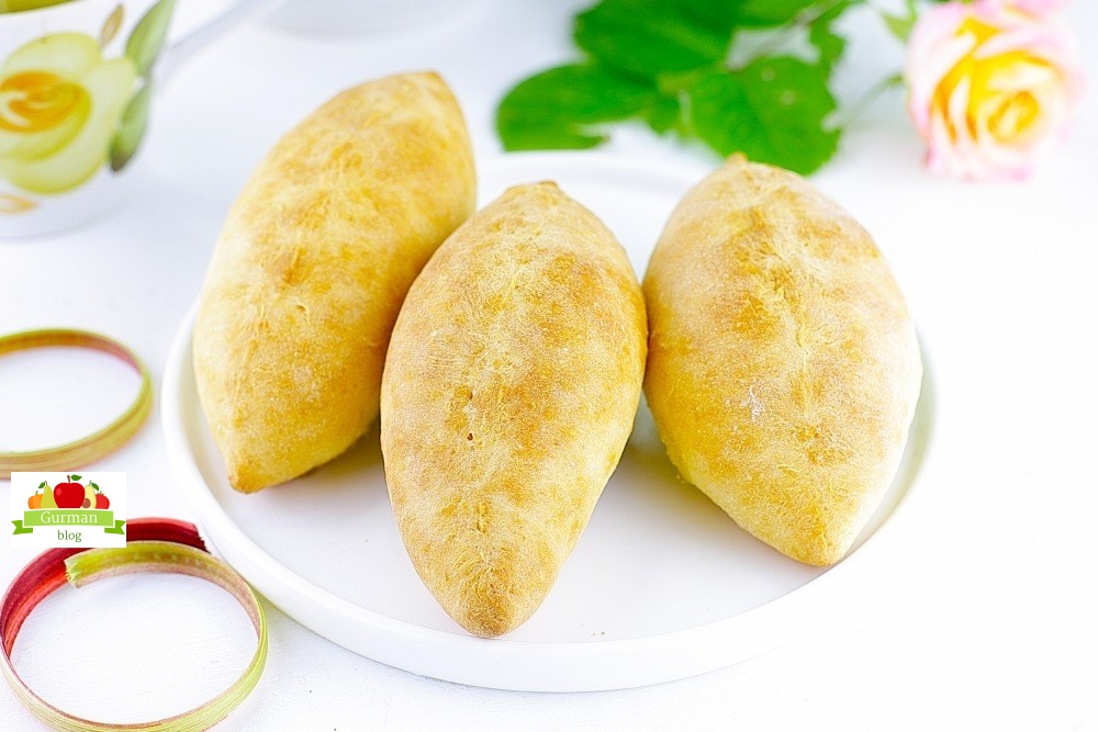 Пирожки с ревенем сладкие в духовке. Подготовка ревеня для начинки