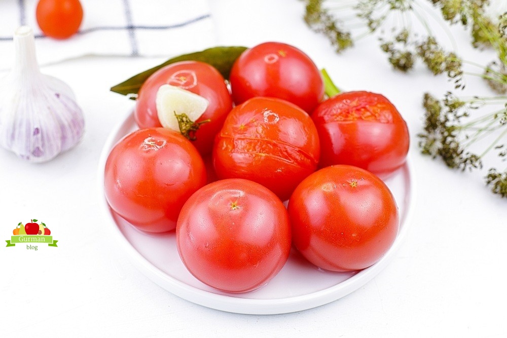 Помидоры малосольные быстрого приготовления