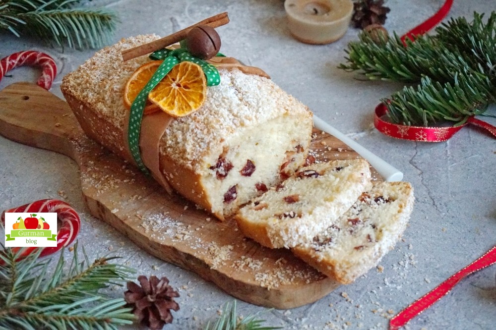 Постный кекс с сухофруктами без яиц и молока