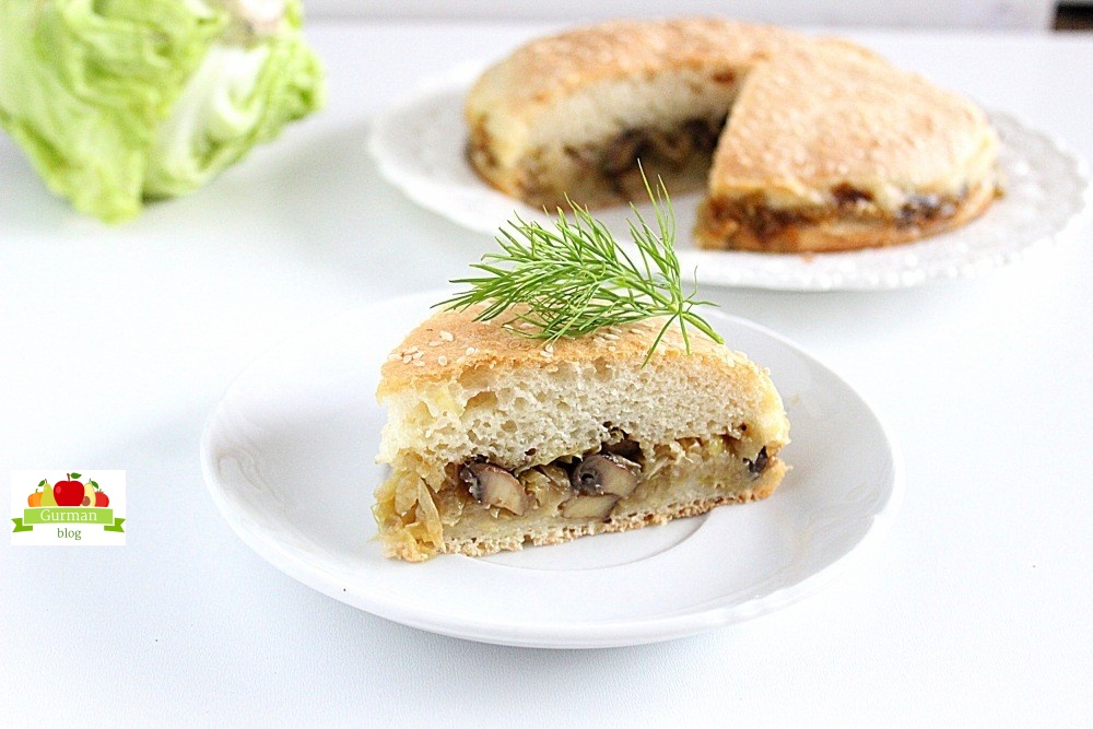 Постный заливной пирог