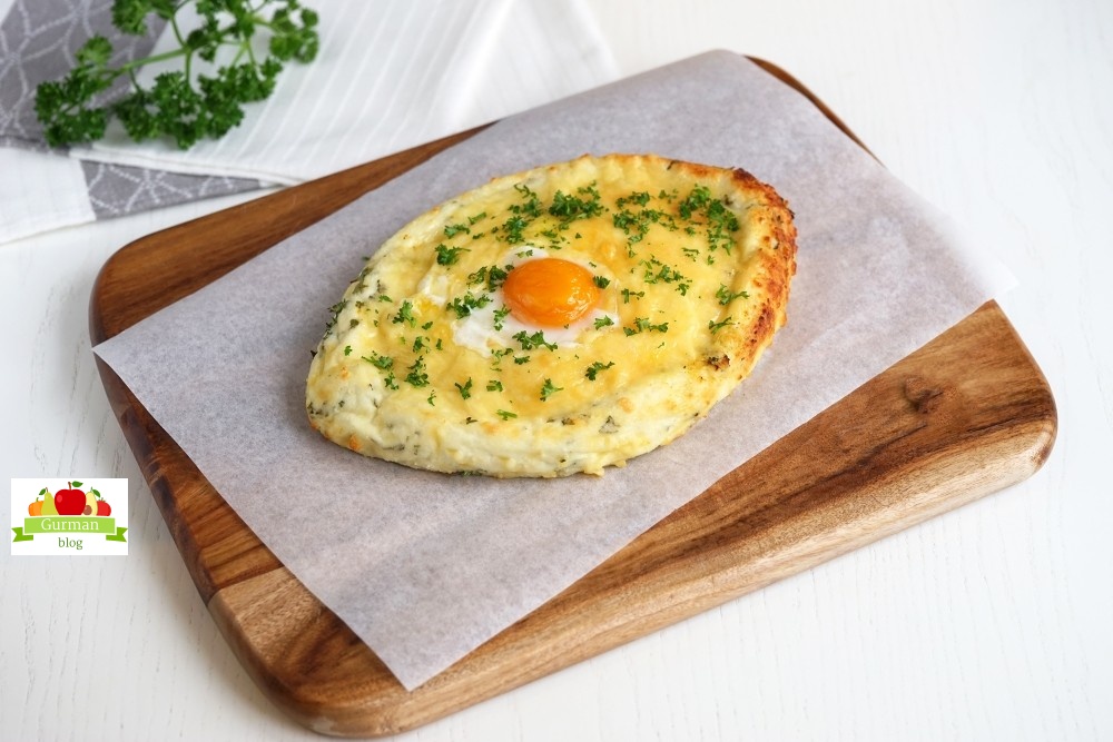 ПП хачапури с рисовой мукой и творогом