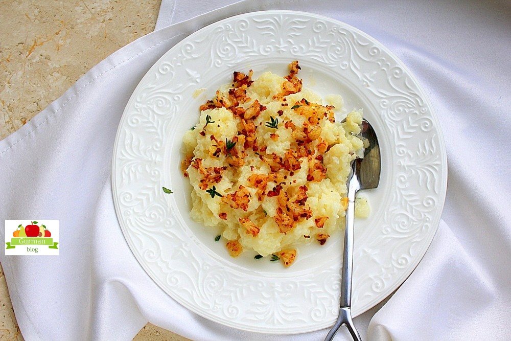 Пюре из цветной капусты на гарнир