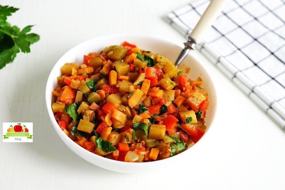 Рагу из баклажанов