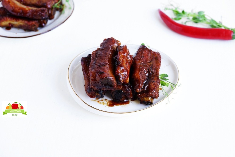 Рёбрышки терияки в духовке