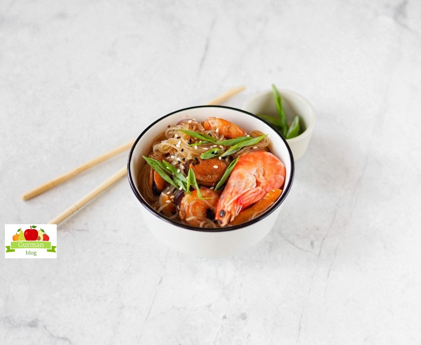 Рецепт фунчозы с морепродуктами