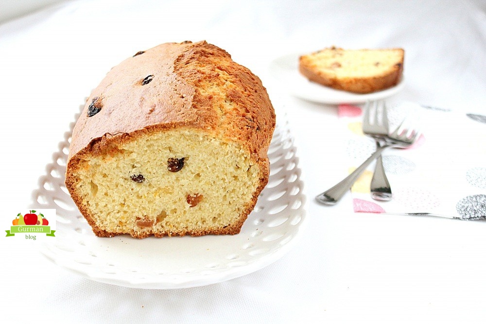 Рецепт кекса с изюмом на молоке