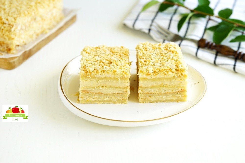 Рецепт “Наполеона” из готового слоёного теста