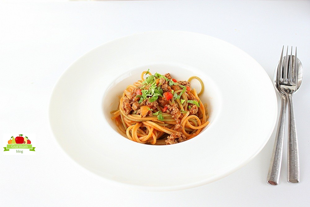 Рецепт пасты с фаршем и томатной пастой