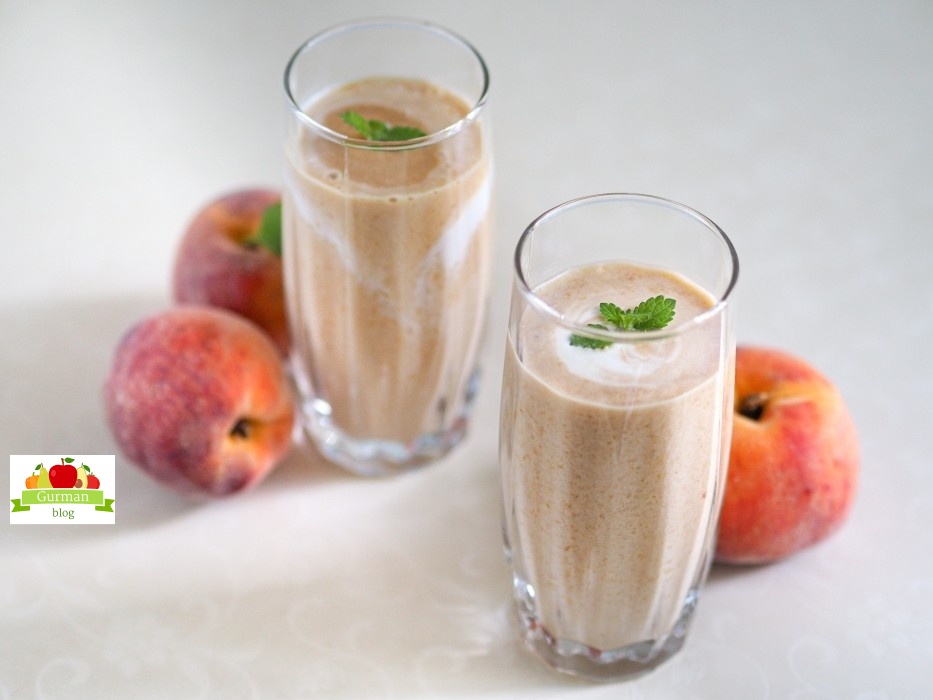 Рецепт полезного смузи с персиком