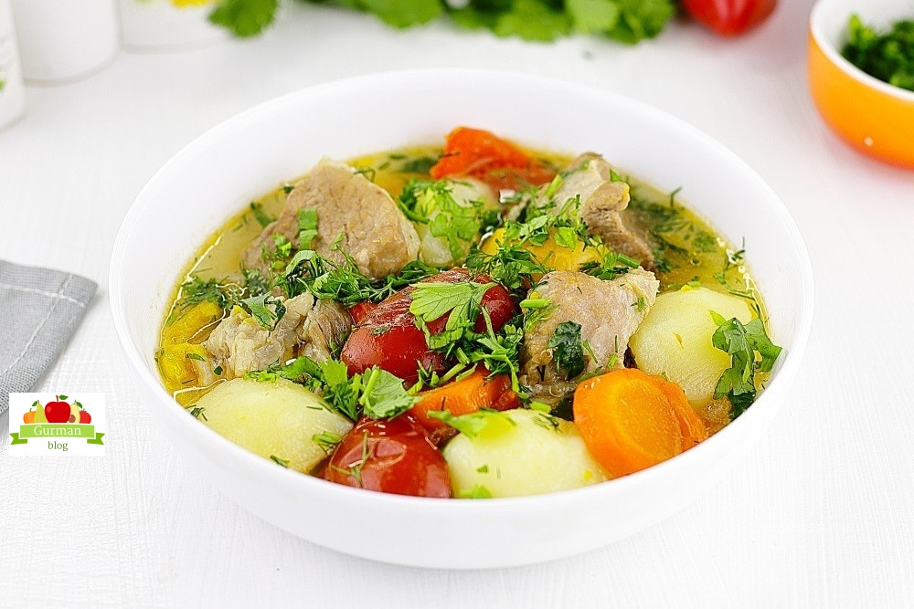 Рецепт шурпы из свинины