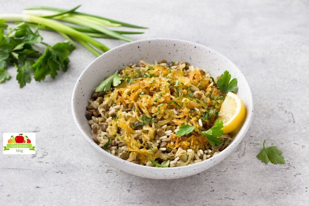 Рис с чечевицей по-армянски Маджадра