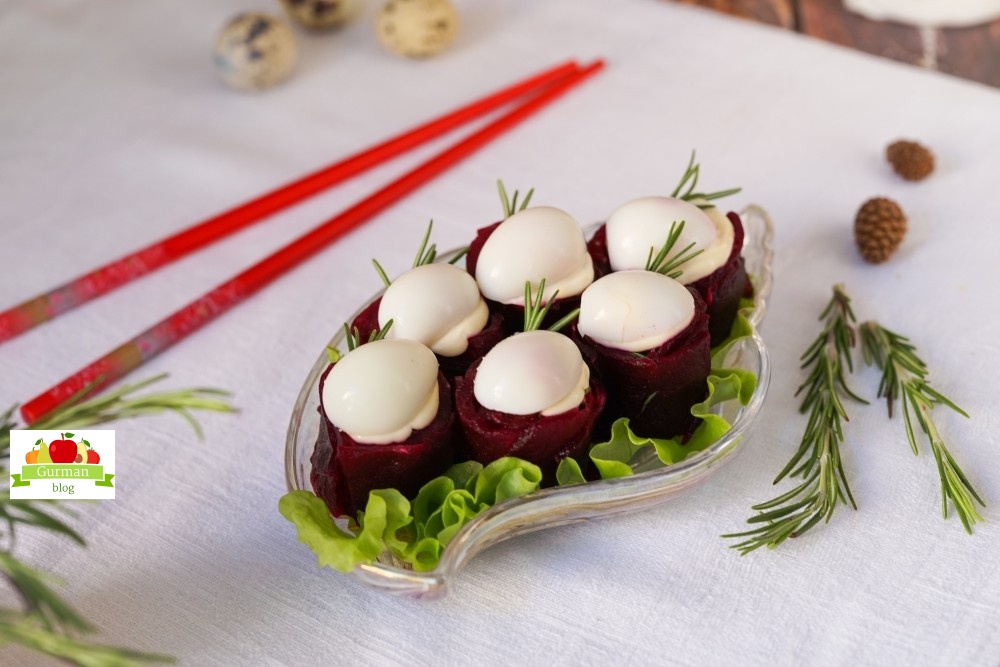 Роллы “Сельдь в шубе” – классика в оригинальном исполнении