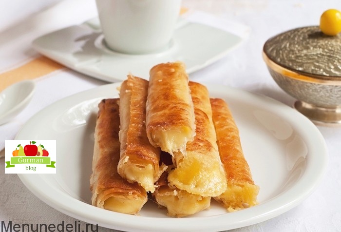 Рулетики из лаваша с сыром