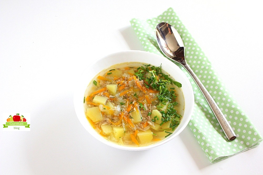 Рыбный суп из консервов