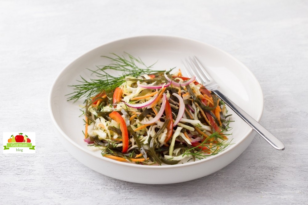 Салат из морской капусты без майонеза