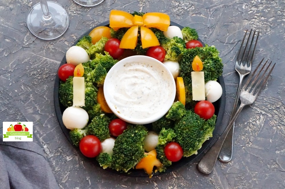 Салат “Рождественский венок”