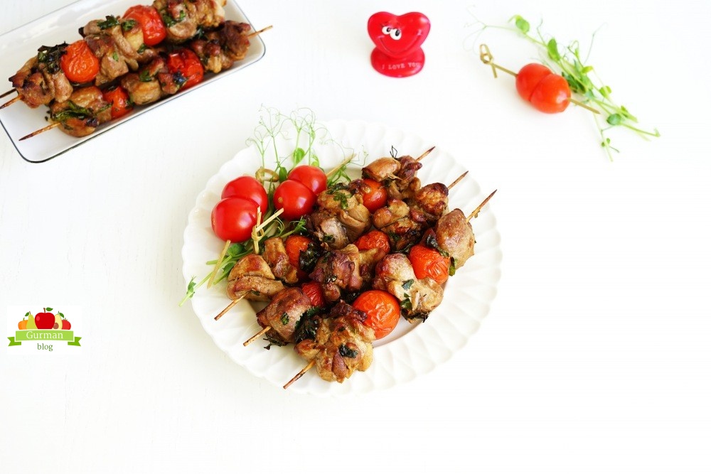 Шашлычки из индейки в духовке