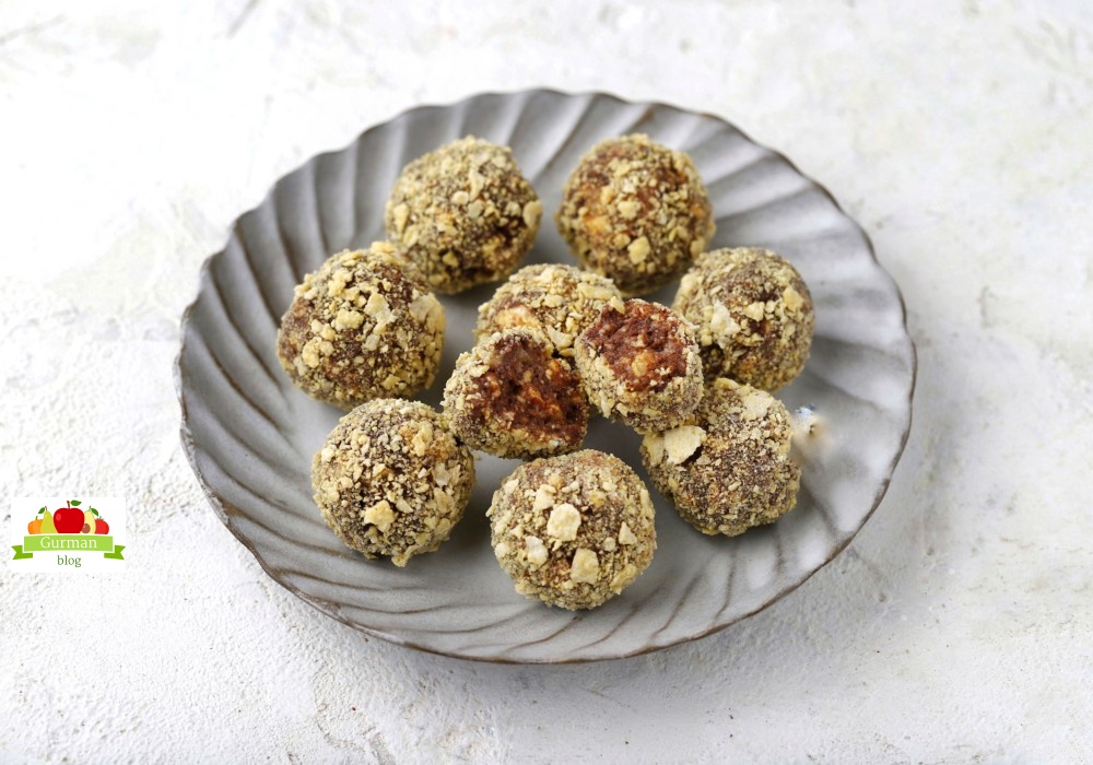 Шоколадные ПП конфеты с бананом