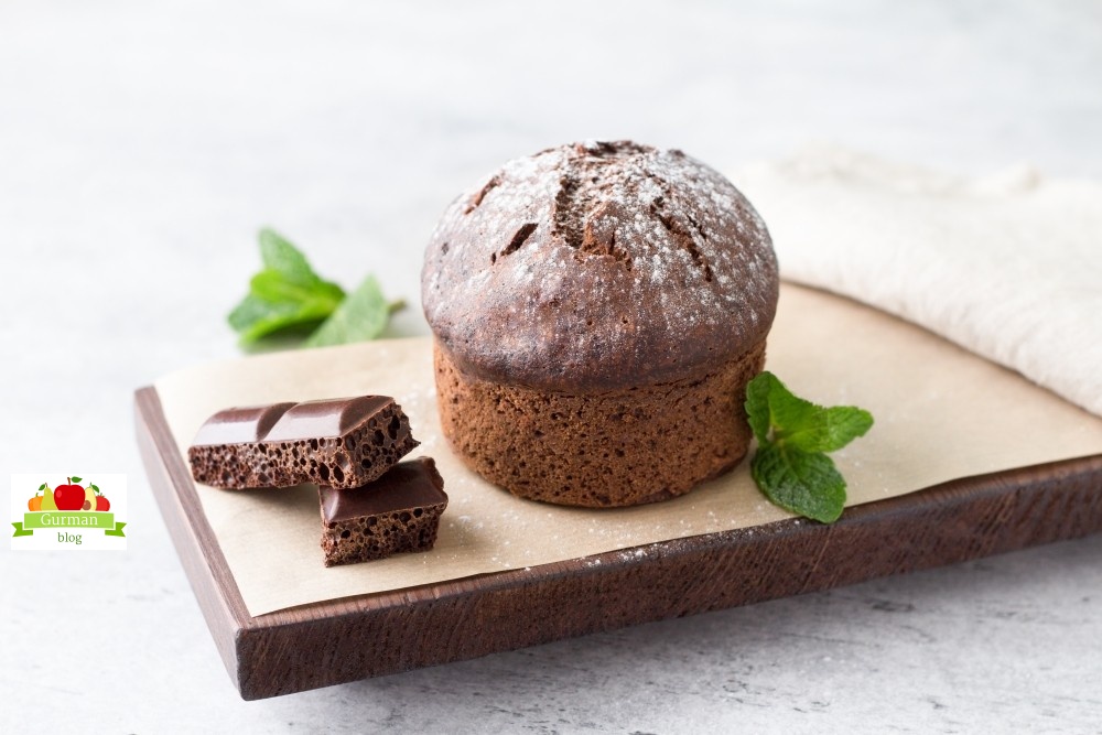 Шоколадный пудинг на пару