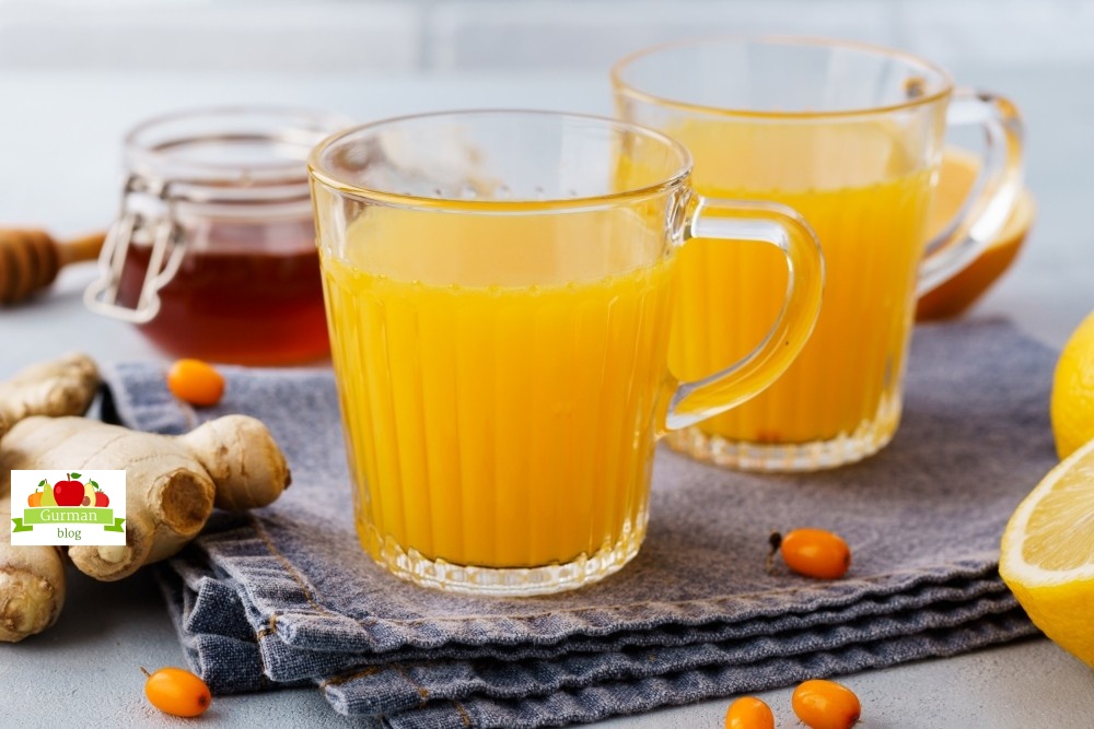 Согревающий имбирно-облепиховый чай