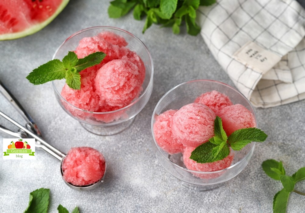 Сорбет из арбуза – всего 2 ингредиента!