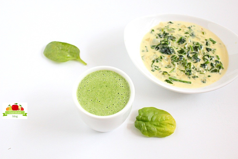 Соус со шпинатом и сливками для рыбы