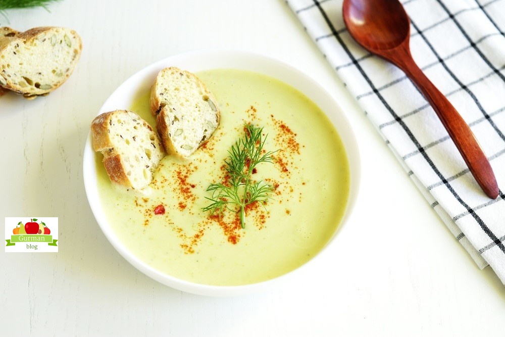 Суп из кабачков со сливками