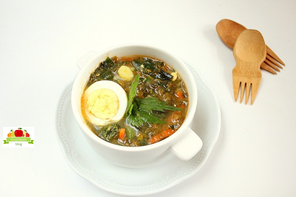 Суп из крапивы и щавеля