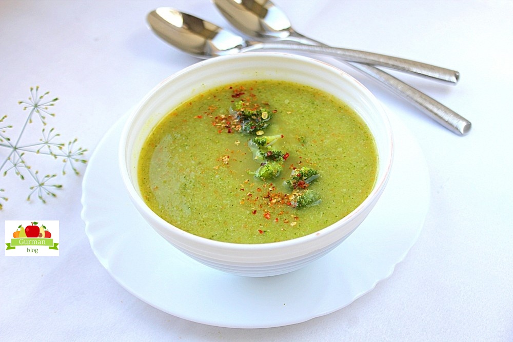 Суп пюре из брокколи диетический