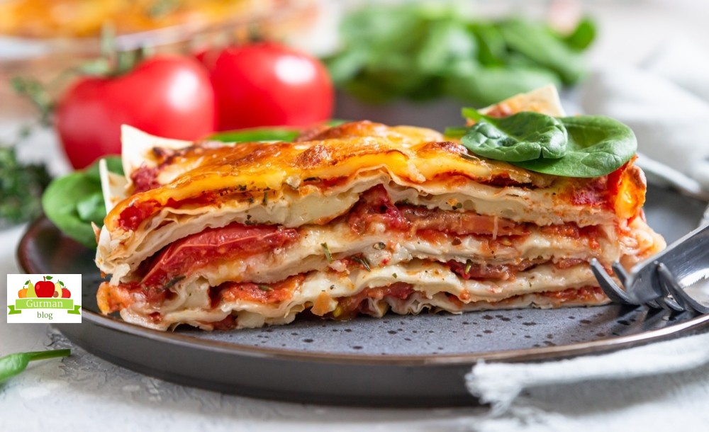 Сырная лазанья из лаваша