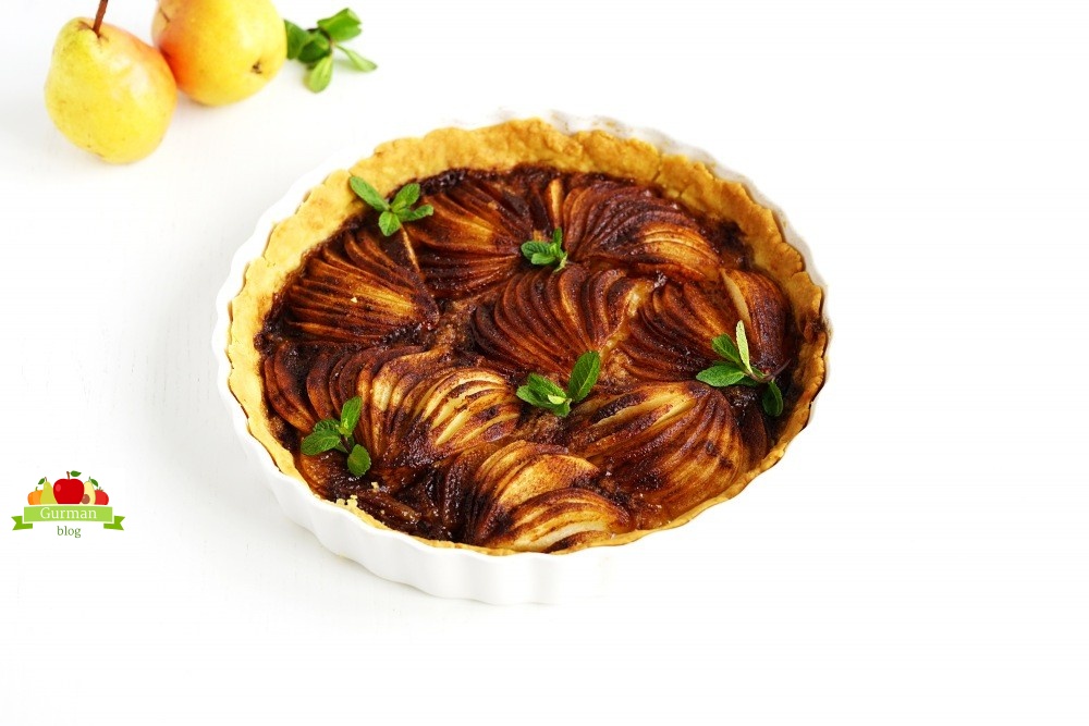 Тарт с грушами