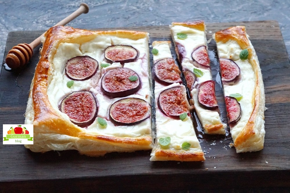 Тарт с инжиром и рикоттой