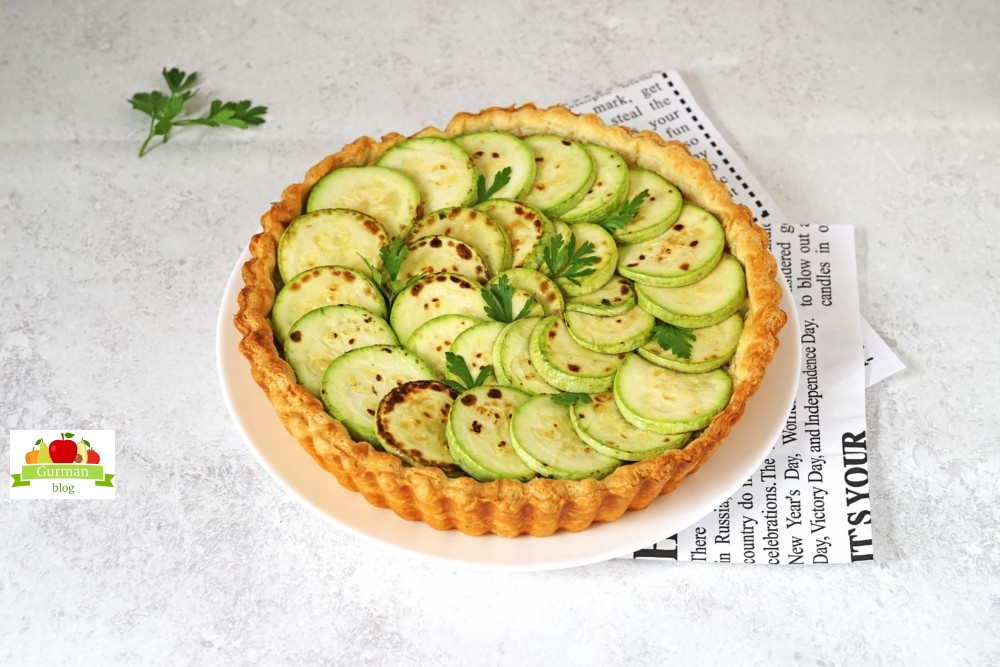 Тарт с кабачком