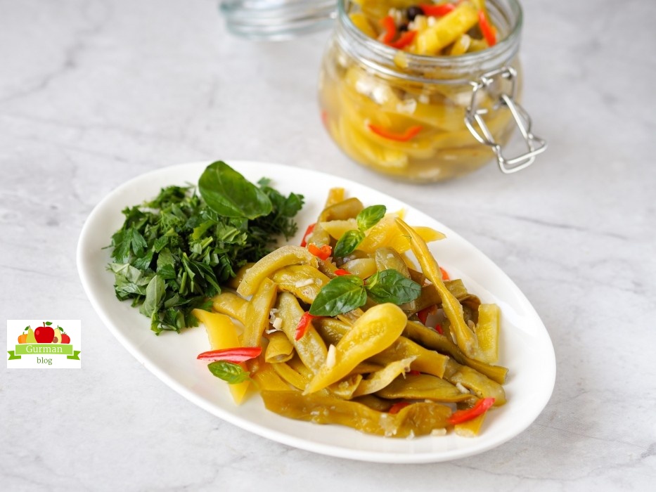 Турша из зелёной стручковой фасоли