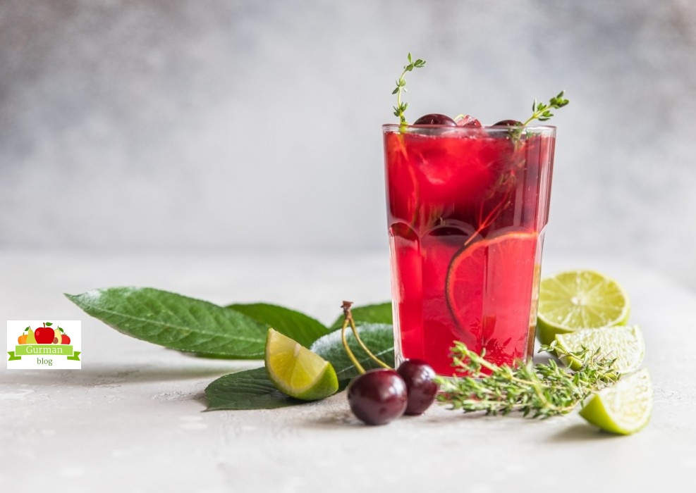 Вишневый лимонад с лаймом