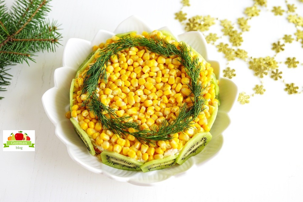 Вкусный праздничный салат