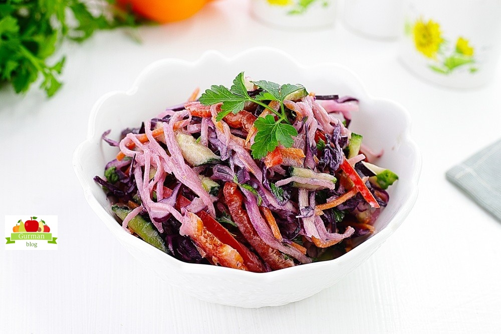 Вкусный салат из дайкона