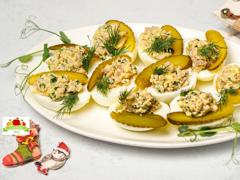 Яйца фаршированные на праздничный стол