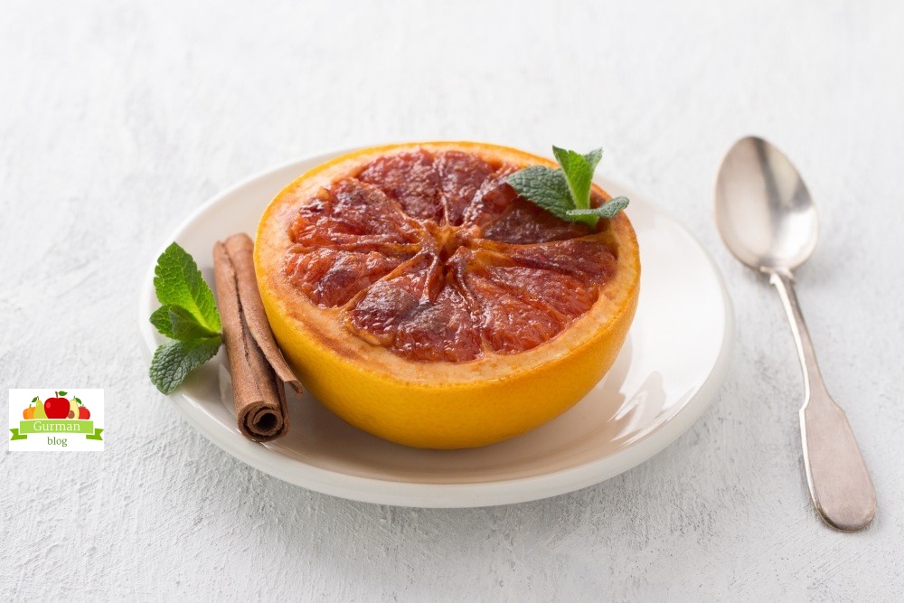 Запечённый грейпфрут – низкокалорийный десерт