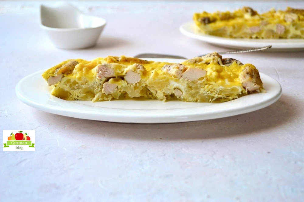 Запеканка из цветной капусты и курицы