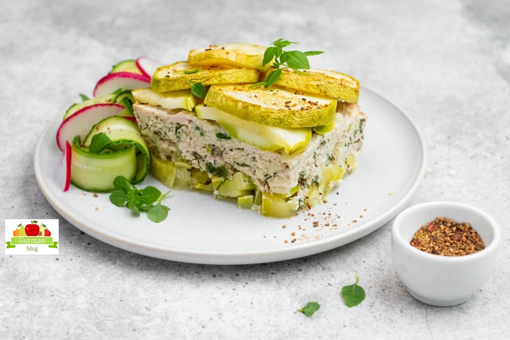 Запеканка из кабачков в духовке с фаршем