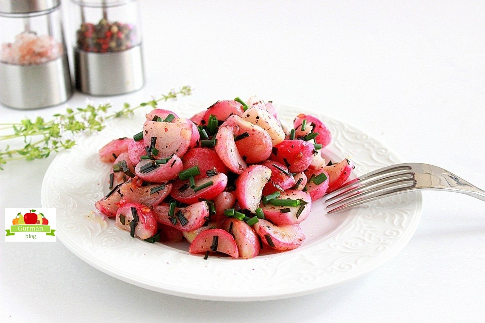 Жареный редис